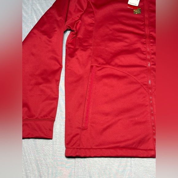 2019 World Series Washington Nationals MLB Antigua Red GolfJacket Size Large - Picture 5 of 16